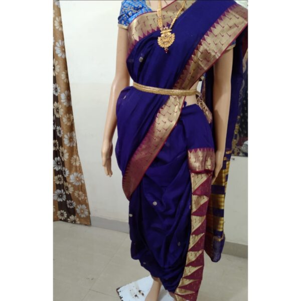 Readymade Muniya Paithani Nauvari Saree_1_2