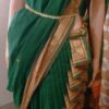 Readymade Shahi Mastani Nauvari Saree Green