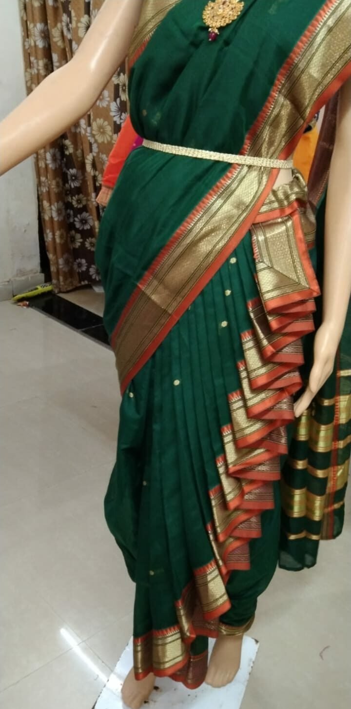 Nauvari saree Shahi Mastani Saree with stitched blouse, ready to