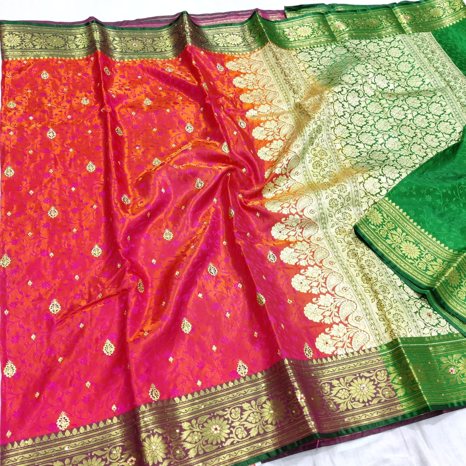 Soft Banarasi Silk Sarees_Amaranth Soft Banarasi Silk Sarees_Amaranth
