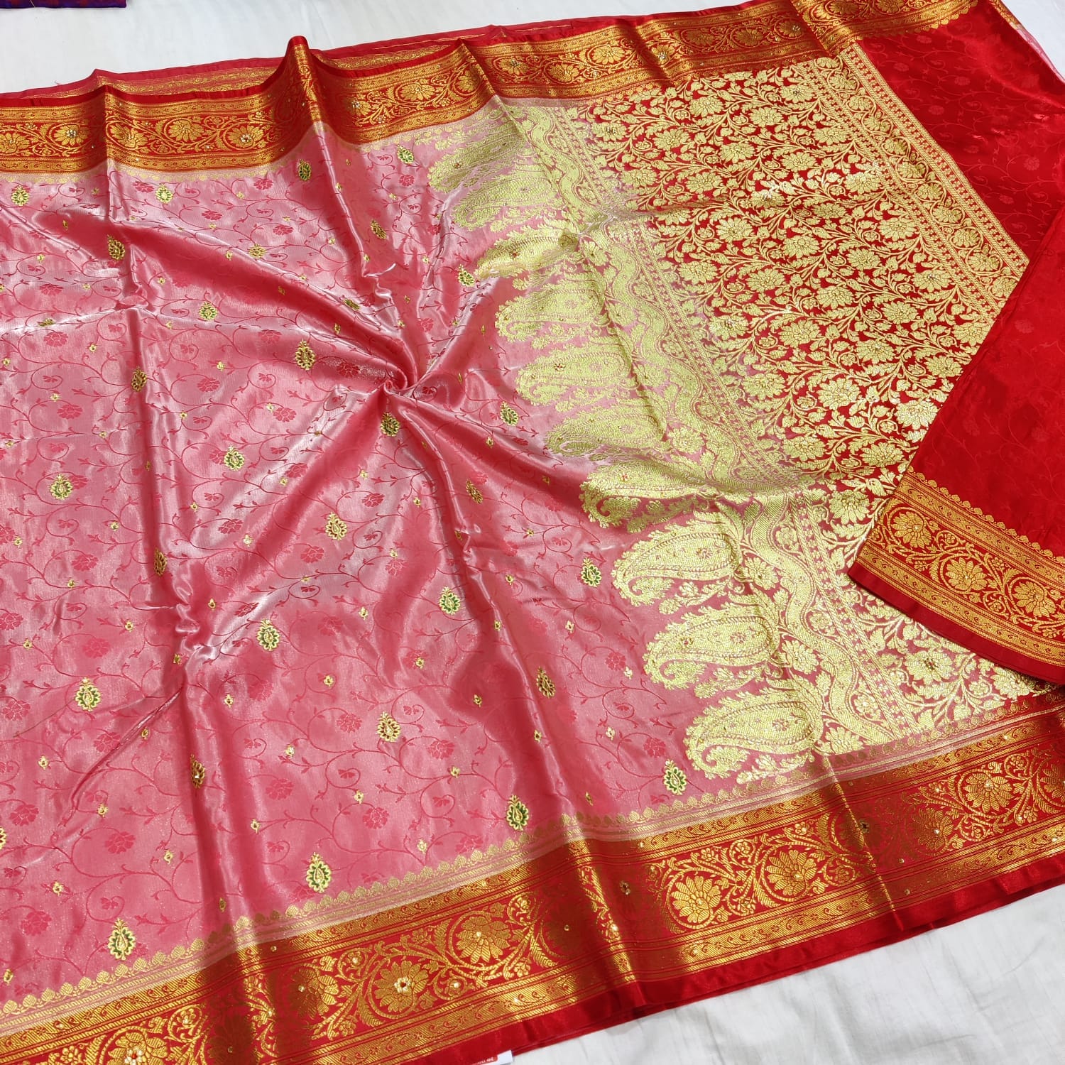 Soft Banarasi Silk Sarees_Ruddy Pink Soft Banarasi Silk Sarees_Ruddy Pink