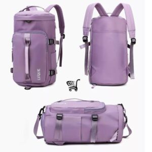 DUFFLE-BACKPACK-Multipurpose-bag-Purple