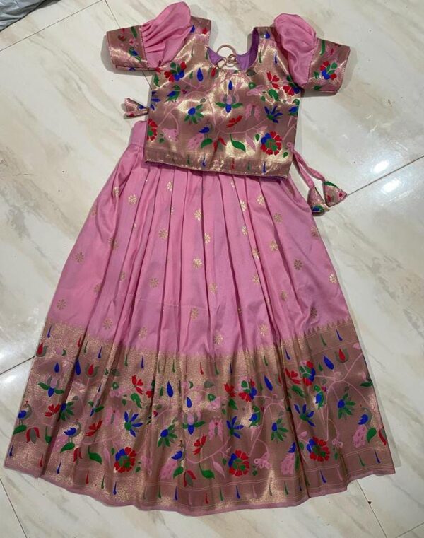 Baby Pink Designer Lehenga Choli – Indian Rani