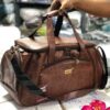 Travel-bag-and-Gym-bag-MONT-BLANC-Cofee