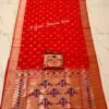 9 Yards Red Nauvari Paithani Saree