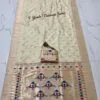 9 Yards White Nauvari Paithani Saree