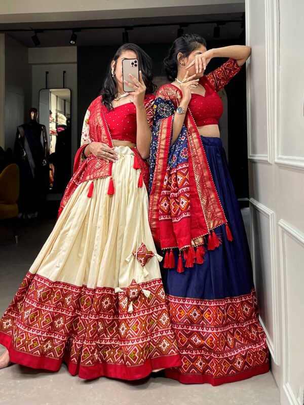 Blue White Lehenga Choli Indian Ethnic Wedding Wear Lengha Chunri Lehanga  Sari | eBay