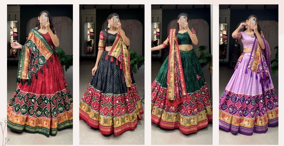 Tussar Silk Lehenga Choli Home Tussar Silk Lehenga Choli Home