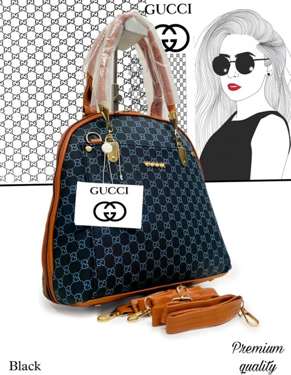 GUCCI Black Handbag 2 in 1 Backpack