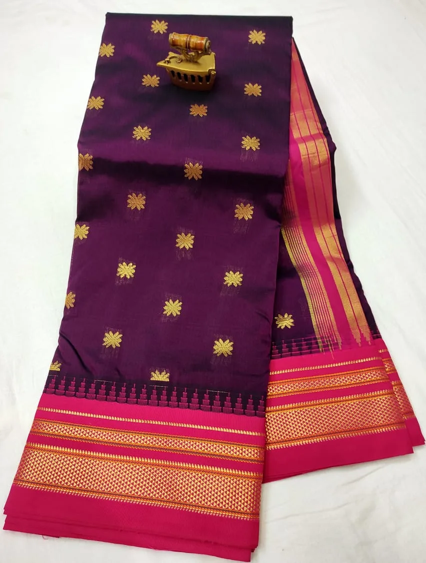 Irkal Semi Paithani Saree Color_12