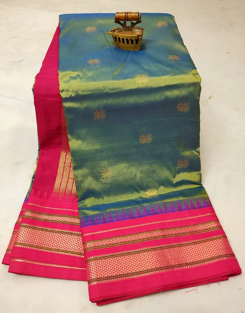 Irkal Semi Paithani Saree Color_14