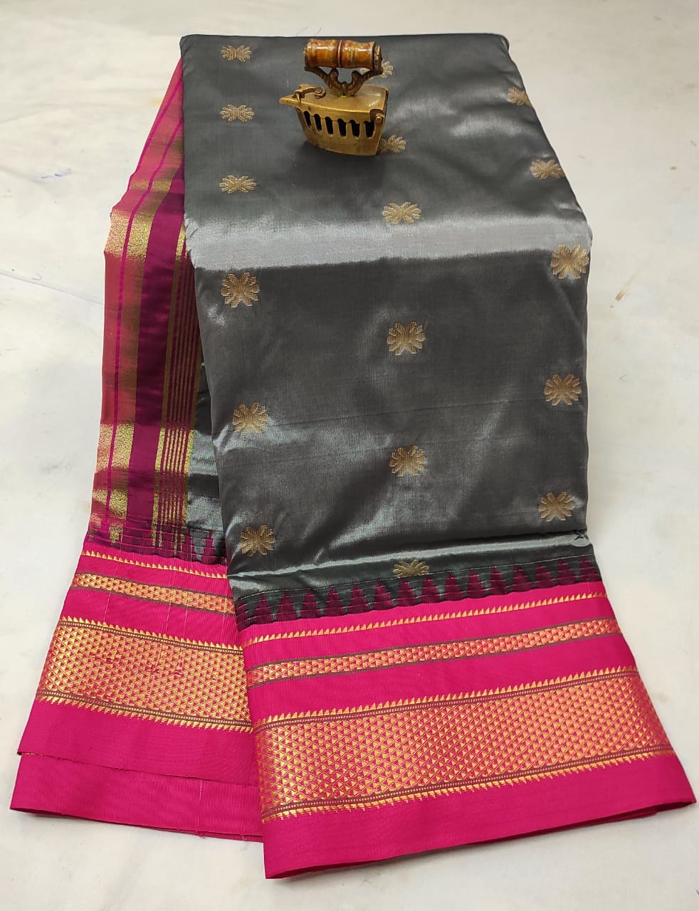 Irkal Semi Paithani Saree Color_15 Irkal Semi Paithani Saree Color_15