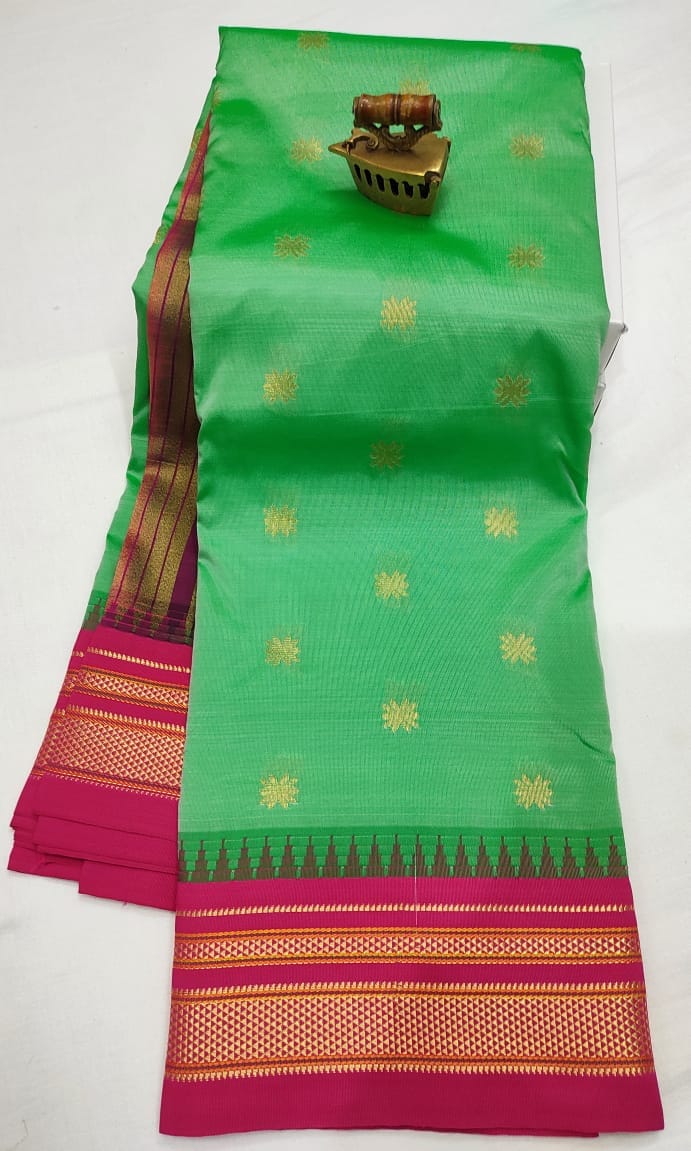Irkal Semi Paithani Saree Color_19 Irkal Semi Paithani Saree Color_19