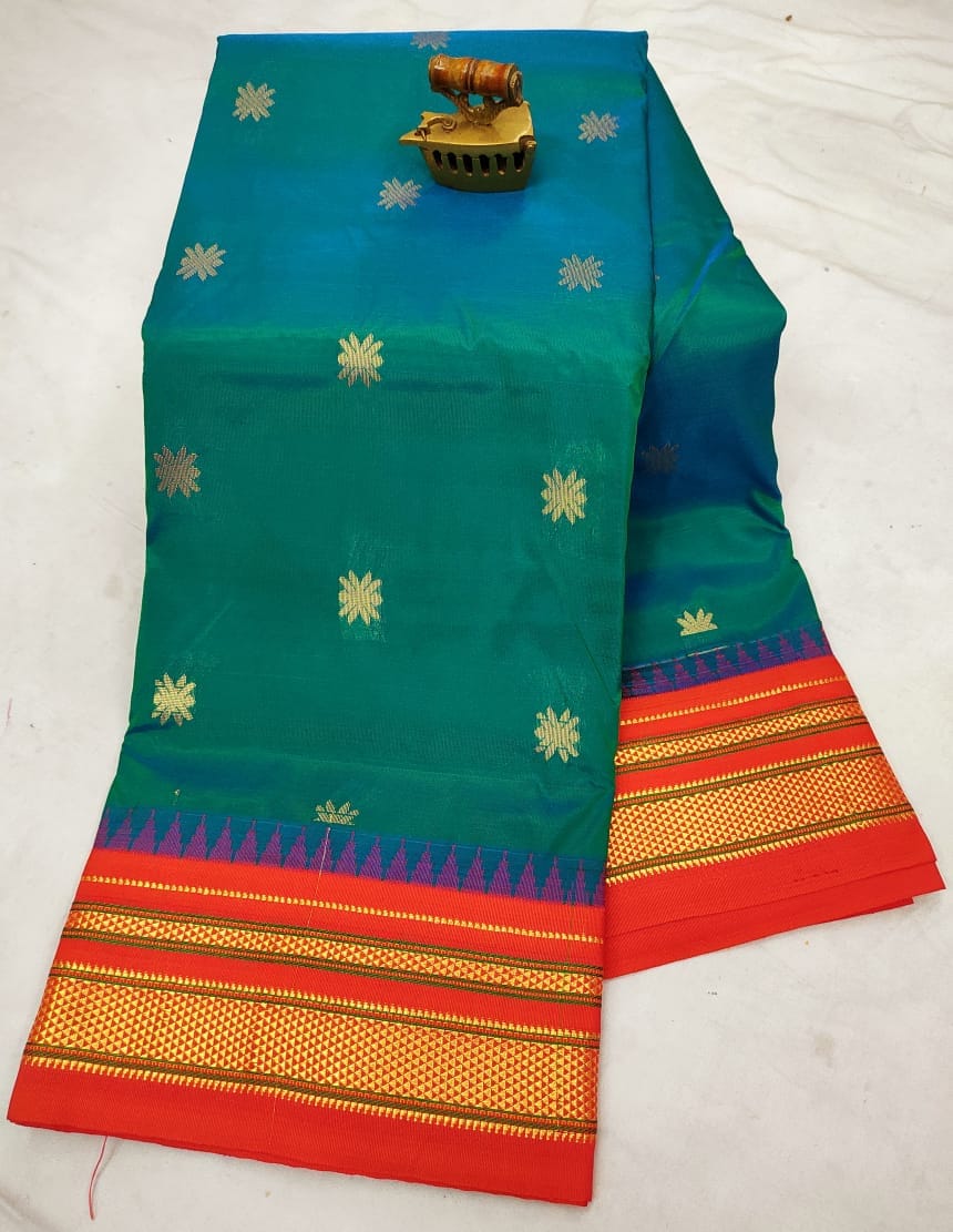 Irkal Semi Paithani Saree Color_21 Irkal Semi Paithani Saree Color_21