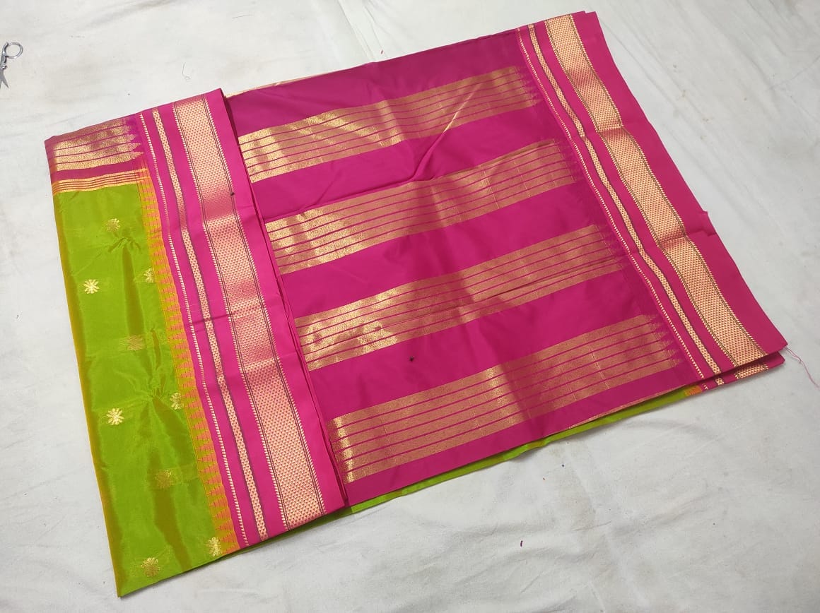 Irkal Semi Paithani Saree Color_25 Irkal Semi Paithani Saree Color_25
