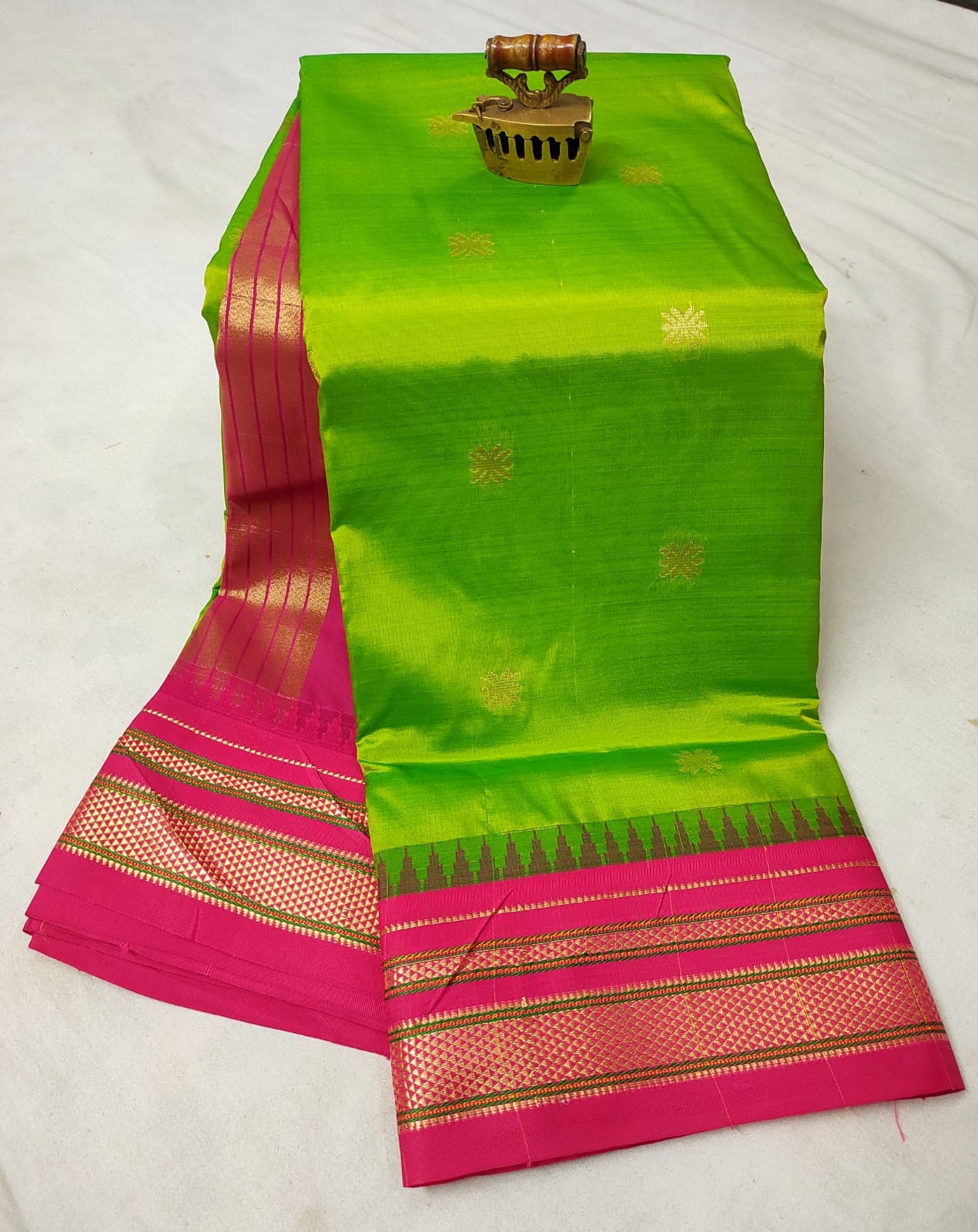 Irkal Semi Paithani Saree Color_28 Irkal Semi Paithani Saree Color_28