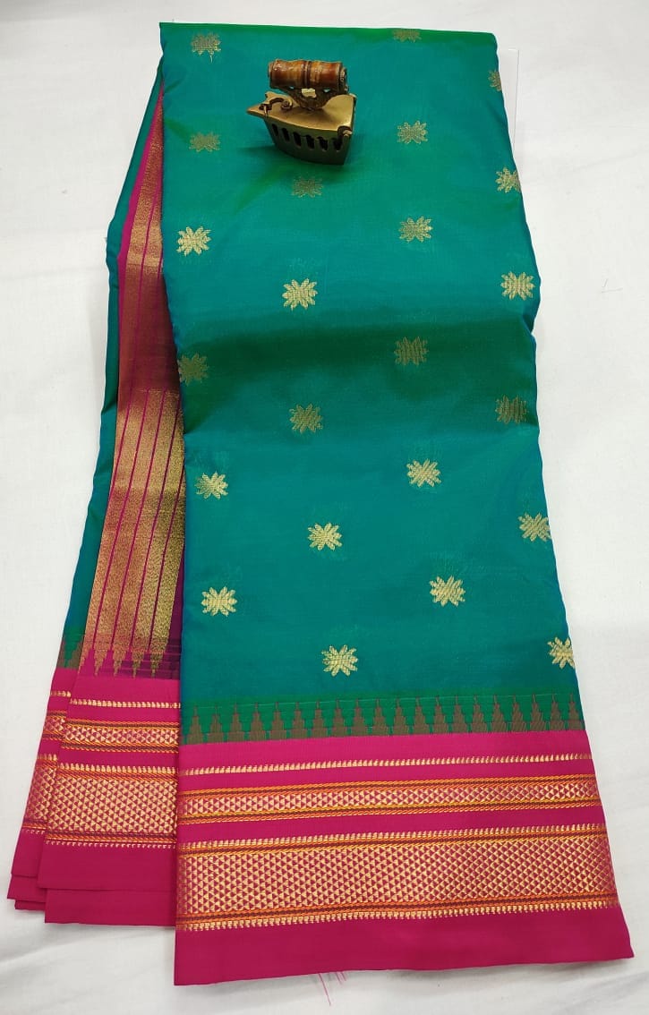 Irkal Semi Paithani Saree Color_3 Irkal Semi Paithani Saree Color_3