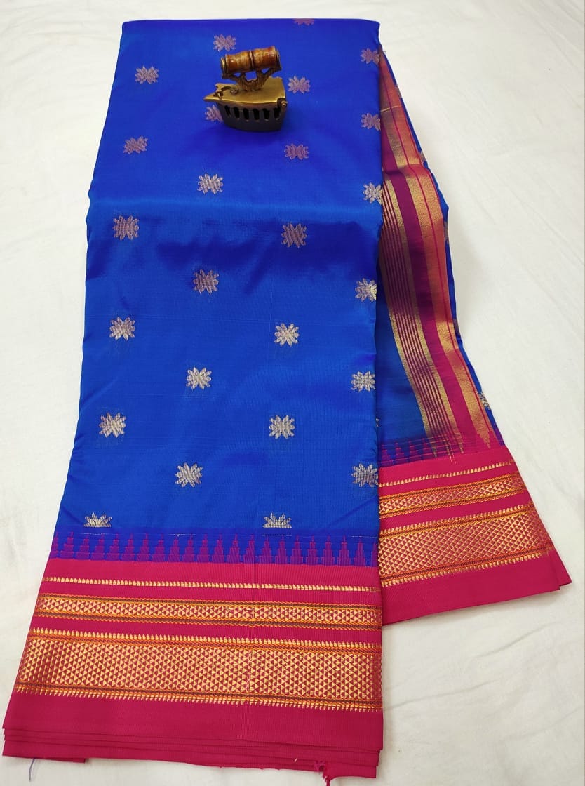 Irkal Semi Paithani Saree Color_33 Irkal Semi Paithani Saree Color_33