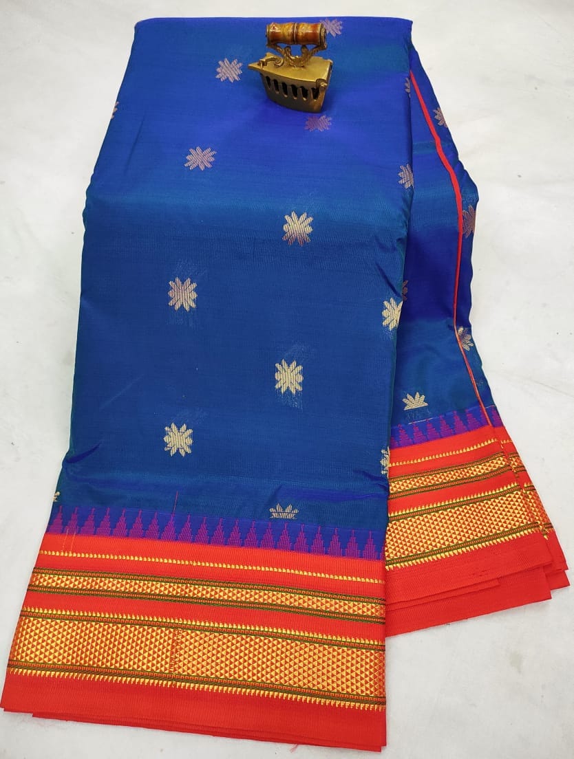 Irkal Semi Paithani Saree Color_34 Irkal Semi Paithani Saree Color_34