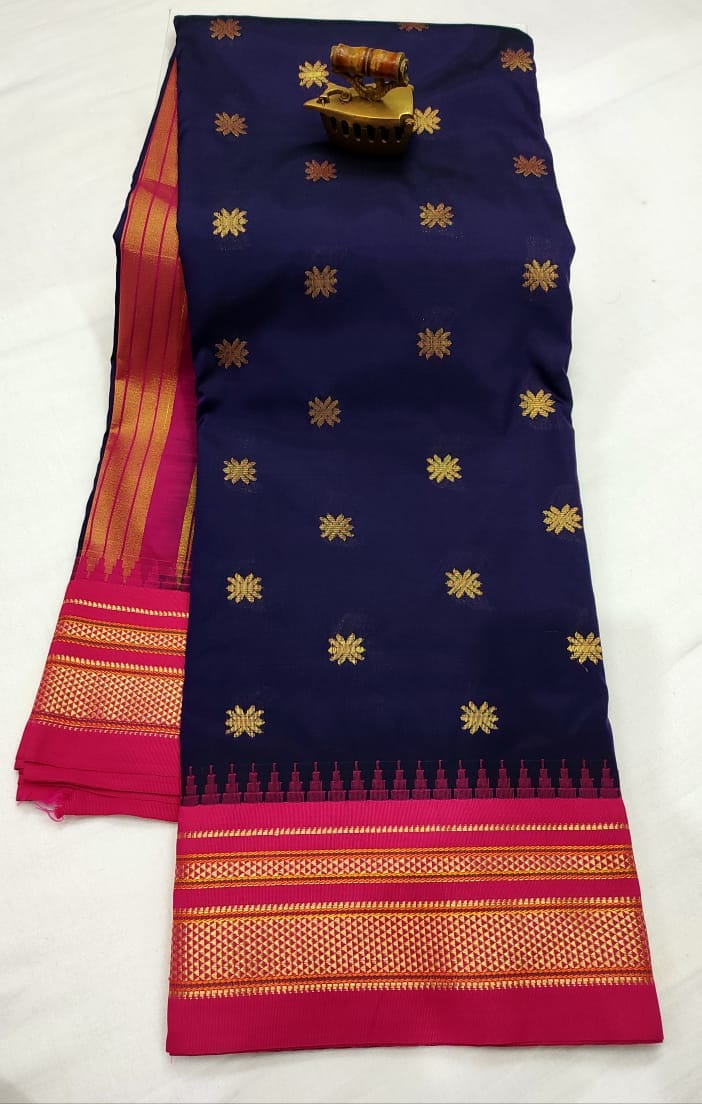 Irkal Semi Paithani Saree Color_37 Irkal Semi Paithani Saree Color_37