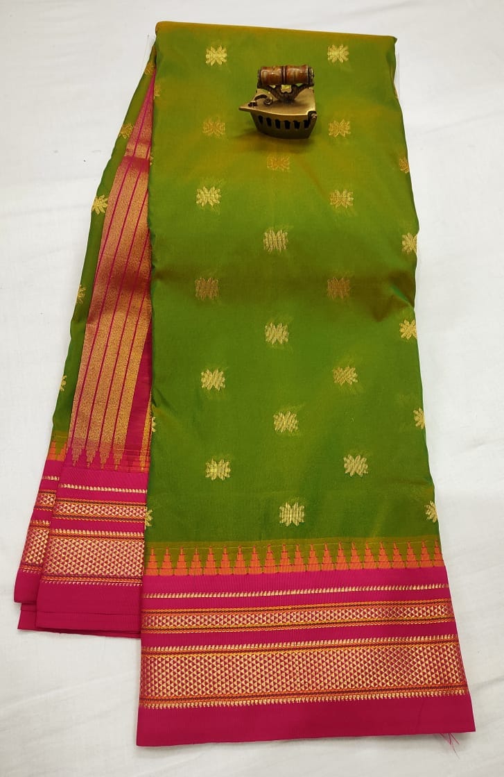 Irkal Semi Paithani Saree Color_9 Irkal Semi Paithani Saree Color_9