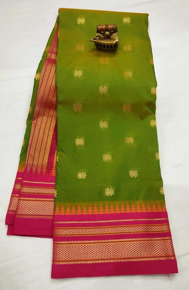 Irkal Semi Paithani Saree Color_9