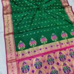 Fancy Banarasi Acrylic Silk Nauvari Paithani Sarees