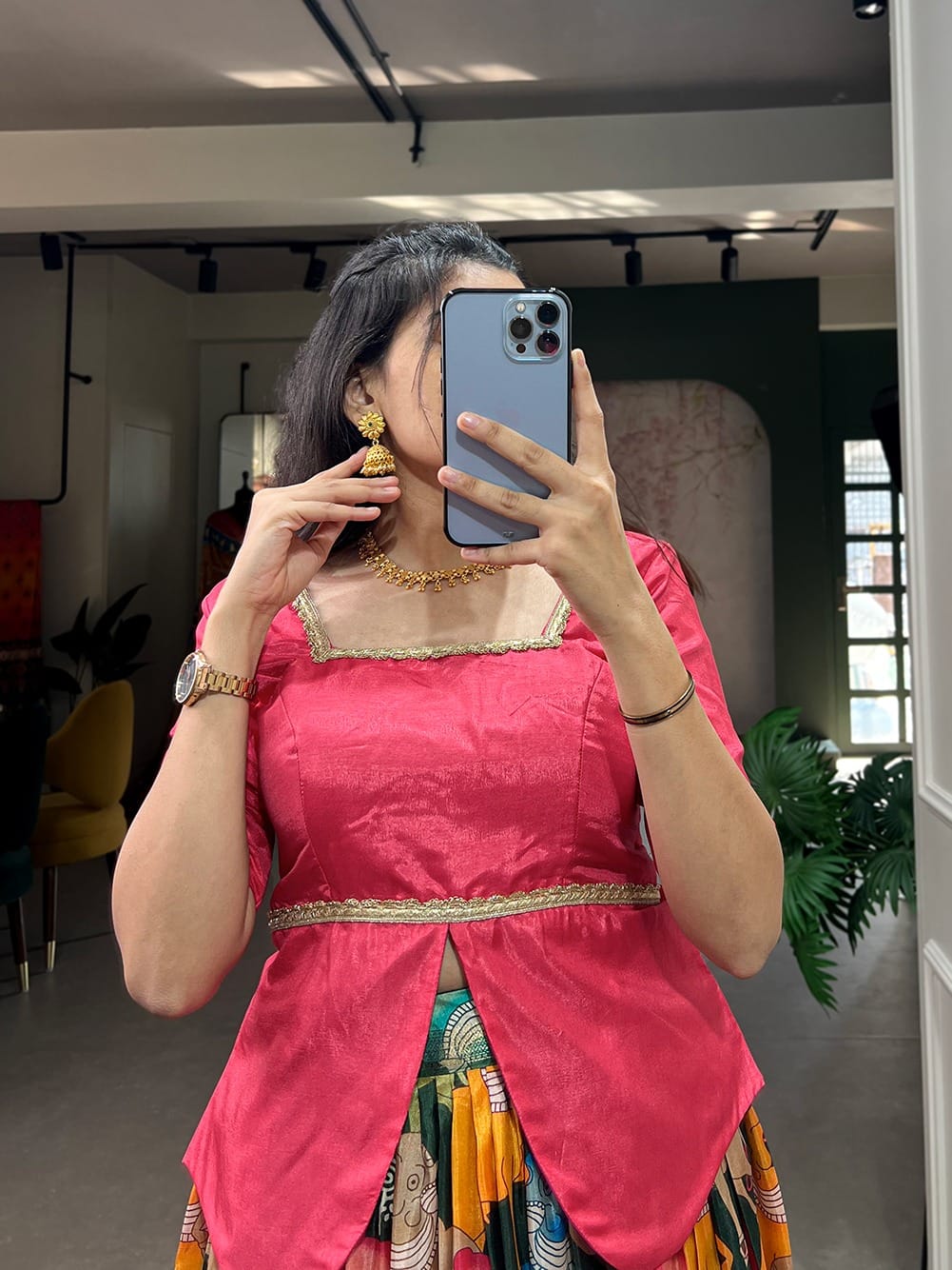 Pink Dola Silk Lehenga Choli - 2 Pink Dola Silk Lehenga Choli - 2