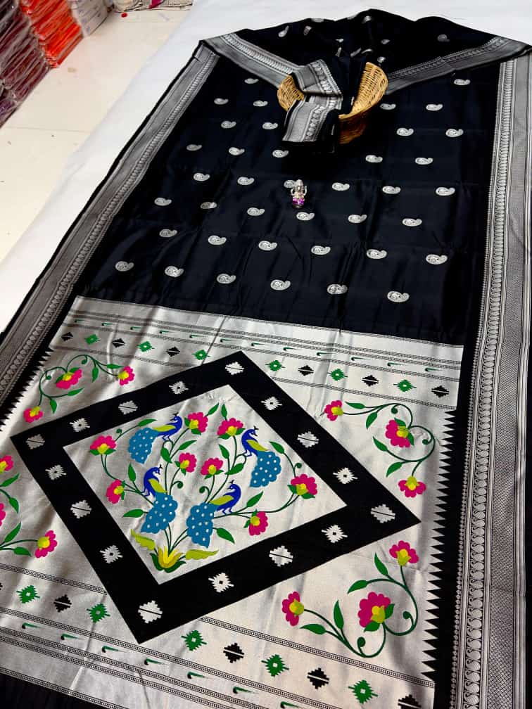 Sankranti Special Black Paithani Collection 1_1 Sankranti Special Black Paithani Collection 1_1