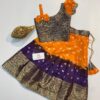 Bandhani Weaving Stitched Lehenga 1