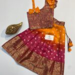 Bandhani Weaving Stitched Lehenga