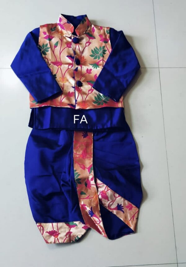 Indian Traditional Wear for Toddlers Blue
