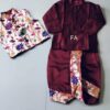 Indian Traditional Wear for Toddlers Maroon_2