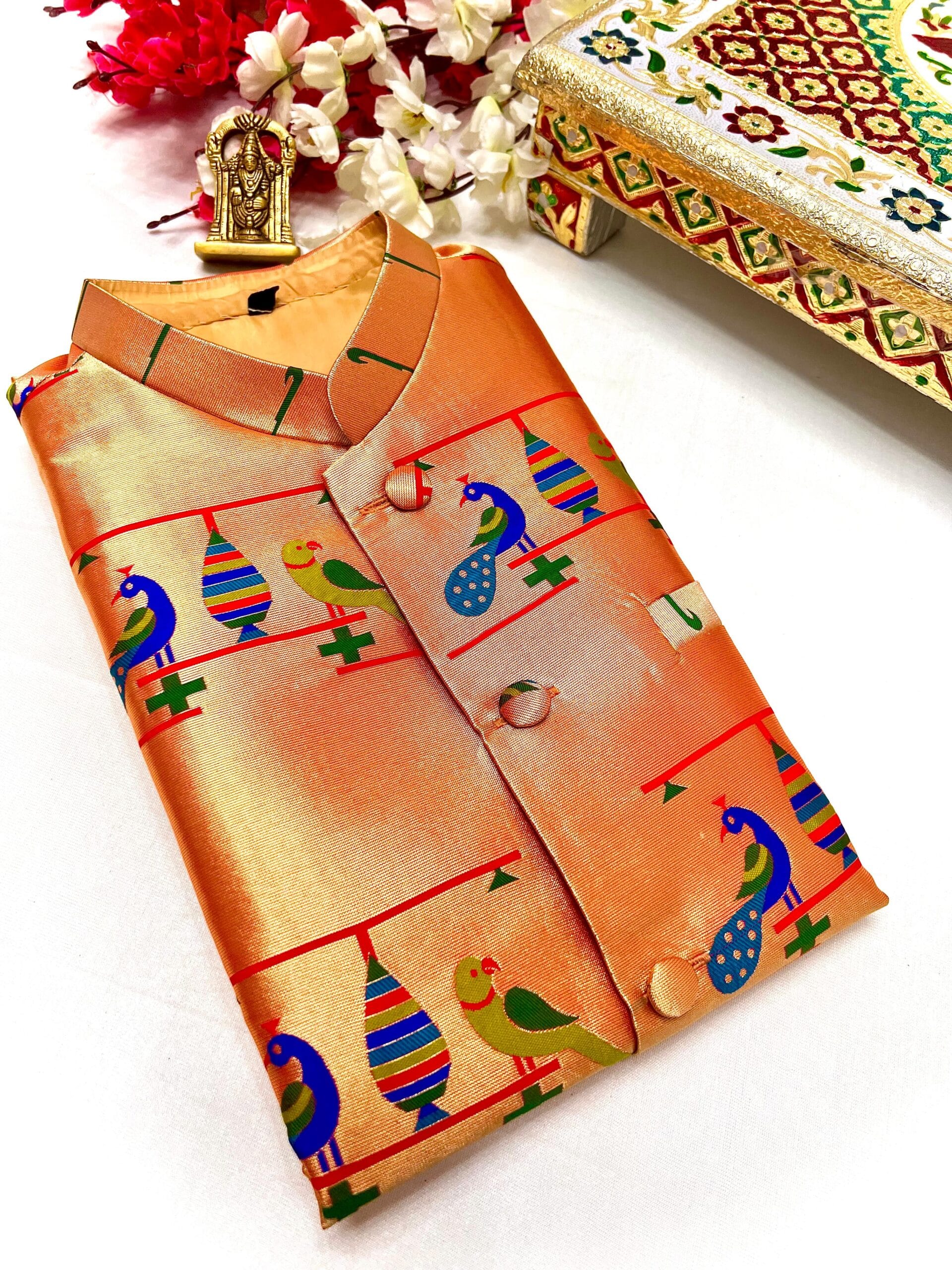 Paithani Jacket for Men DN-1 Paithani Jacket for Men DN-1