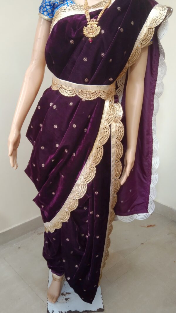 Elegant And Rich Looking purple Colour Soft Silk Saree Designed With Wevon  Designer And Foil Printed - KSM PRINTS - 4001609