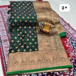 Sakharpuda Special - Latest Collection for Green Sarees
