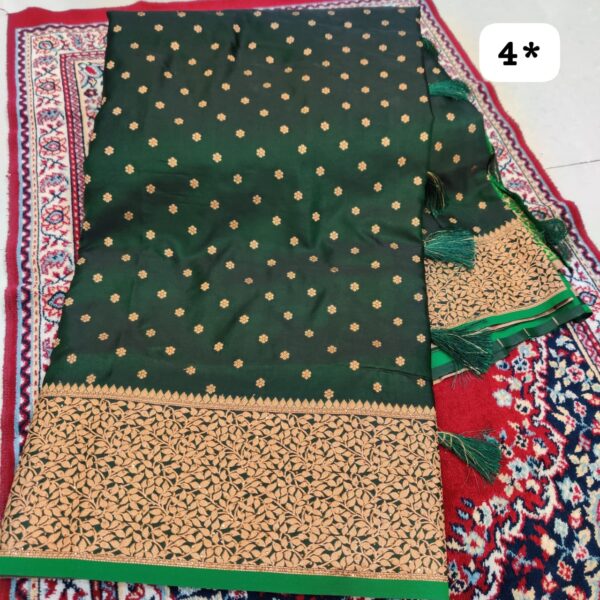 Sakharpuda Special Latest Collection for Green Sarees DN-4
