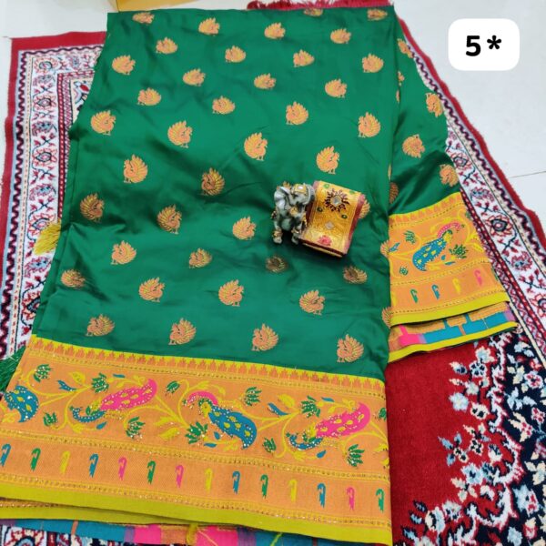 Sakharpuda Special Latest Collection for Green Sarees DN-5