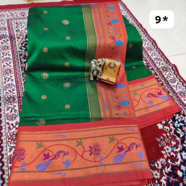 Sakharpuda Special Latest Collection for Green Sarees DN-9