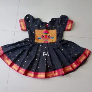 Sankranti Special Paithani Frock DN_04