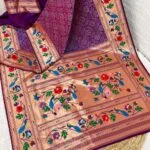 Bandhani Paithani Silk Sarees