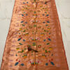 Brocade Paithani Silk Dupatta for Bride Orange