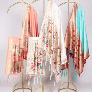 Jacquard Silk Paithani Dupattas
