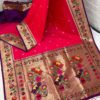 Luxurious Louts Paithani Silk Sarees Pink
