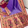 Luxurious Louts Paithani Silk Sarees Purple