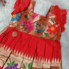 Festival Special Kids Ethnic Frock in Paithani_Side