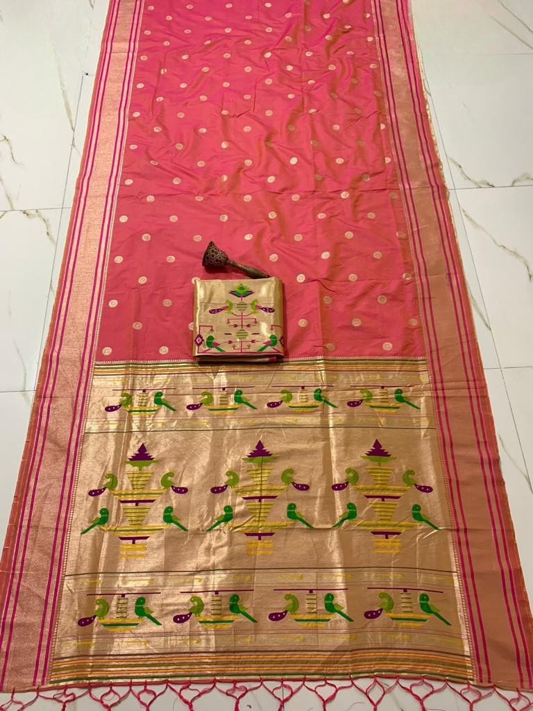 Nauvari Sadi - A Traditional Maharashtrian Attire Two Ton Nauvari Sadi - A Traditional Maharashtrian Attire Two Ton