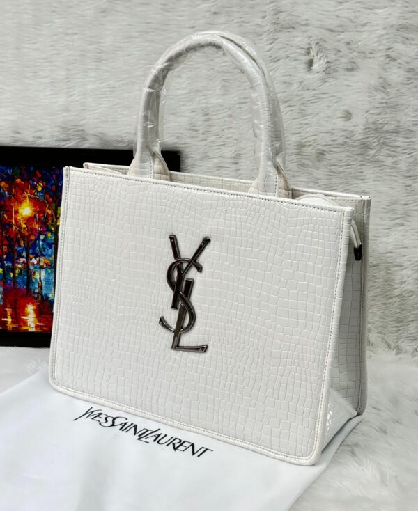 New YSL Tote Handbag White