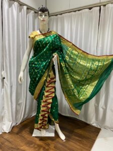 Special 9-Yard Ready-to-Wear Paithani Sarees Green