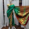 Special 9-Yard Ready-to-Wear Paithani Sarees Greenish Cyan